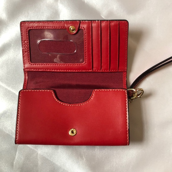 Red Lodis wallet/wristlet - Picture 2 of 2
